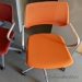 Orange & White Steelcase QiVi Ergonomic Conference Meeting Chair