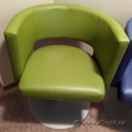 Rouillard HUG Sprig Green Swivel Reception Lounge Chair