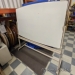 Rolling Reversible Double Sided Magnetic Whiteboard 71"