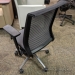 Grey Steelcase Think Mesh Back Office Task Chair w/ Chrome Base