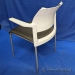 White/Black Pattern Steelcase Move Stacking Guest Chair w/ Arms