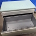 Steelcase Box File Lateral File Cabinet w/ Light Green Cushion