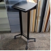 Safco Impromptu Black Rolling Podium Lectern