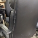 Black Leather High-Back Office Task Chair with Fixed Arms