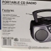Black Sylvania SRCD243 Portable CD Player with AM/FM Radio