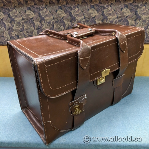 Vintage Genuine Leather 140 Carrying Care National Luggage 18
