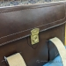 Vintage Genuine Leather 140 Carrying Care National Luggage 18"