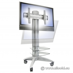 Sharp 52" LCD Display Monitor w/ Ergotron LX Large Display Cart
