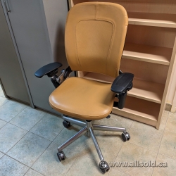 Steelcase Leap "Coach Edition" Tan Ergonomic Office Task Chair