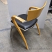 Krug Black & Maple Can Can Stacking Side Guest Chair