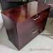 Dark Autumn Maple 2 Drawer Lateral File Cabinet w/ Lip, Locking