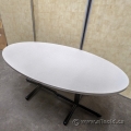 Steelcase Off-White Oval Boardroom Table Surface 72" x 36"