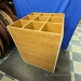 Light Maple Tone 9 Slot Pigeon Hole Document and Map Sorter