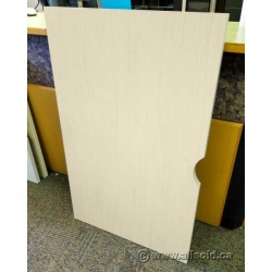 48" x 30" Steelcase Blonde Sit Stand Desk Table Surface