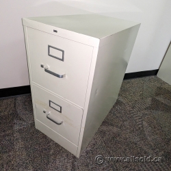 Beige Hon Vertical 2 Drawer Vertical Letter File Cabinet SND