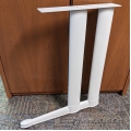 Steelcase White Table Desk Leg