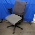 Steelcase Think Grey Mesh Back Fabric Seat Adjustable Task Chair