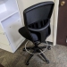 Teknion T-3 Black Mesh Back Office Rolling Stool, No Arms