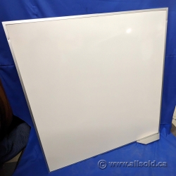 48 x 48 Magnetic Whiteboard w/ Corner Marker Tray