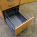 Honey Ikea 3 Drawer Rolling Locking Storage Pedestal