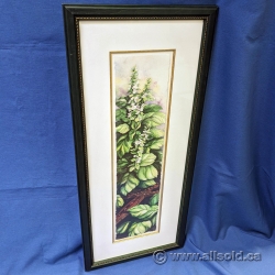 "Basil's Blessing" by Larisa Deckled Edges Framed Wall Art