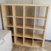 Blonde Storage 4x4 Cube Bookcase