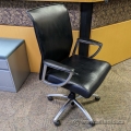 Leather & Chrome High Back Office Task Chair