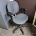 Grey Adjustable Drafting Chair Bar Stool 32" Seat Height