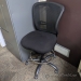 Black Mesh Back Office Drafting Stool Chair w/o Arms