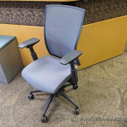 Grey/Black SitOnIt Torsa Highback Mesh Ergonomic Work Task Chair