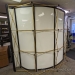 Curved Trade Show Display Booth w/ Velcro, Case. approx 10' x 8'