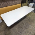 White 72" x 30" Sit Stand Desk Table Surface w/ Rounded Corners