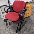 Steelcase Ally Red Office Stacking Guest Chair