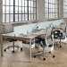 Steelcase Frame One Bench System, 2x8 Seats, 16 Total