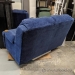 Blue Recliner Sofa Loveseat and Armchair Set