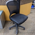 Black Mesh Back Office Task Managers Chair w/o Arms