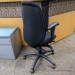 Black Mid Back Rolling Task Chair w Arms
