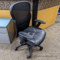 HON Basyx Black Executive High Back Mesh Leather Task Chair