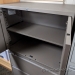 Pewter Teknion 2 Door, 2 Drawer Lateral File & Storage Cabinet