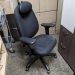 Black Ergocentric High Back Task Chair with Adjustable Headrest