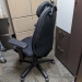 Black Ergocentric High Back Task Chair with Adjustable Headrest