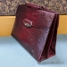 Vintage Burgandy Furla Leather Carrying Bag