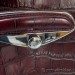 Vintage Burgandy Furla Leather Carrying Bag