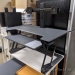Ergotron WorkFit-TL Sit Stand Desk Workstation, Dual Monitor Kit