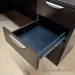 Espresso Office L-Suite Desk w/ Drawer Storage