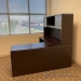Espresso Office L-Suite Desk w/ Drawer Storage