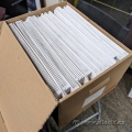Set of 22 White File Pocket Folders