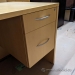 Blonde L Suite Office Desk w/ Drawers & Client Knee Space 66x78