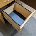 Blonde L Suite Office Desk w/ Drawers & Client Knee Space 66x78