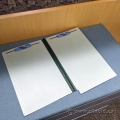 100 Green Legal Pressboard Classification Folders w/ No Inserts